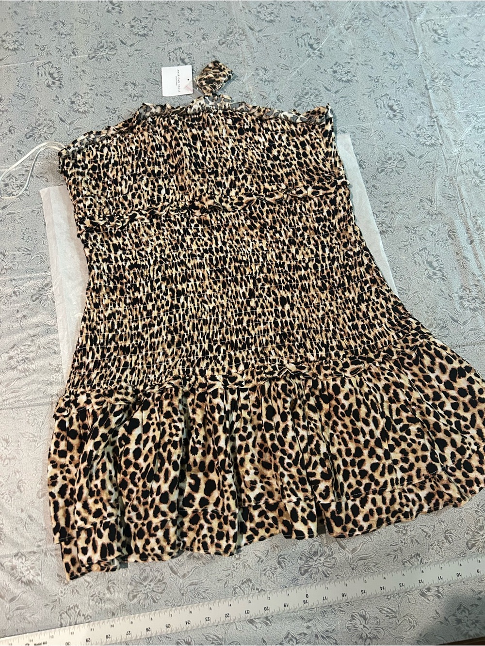 AE Smocked Ruffle Mini Dress - Picture 4 of 6
